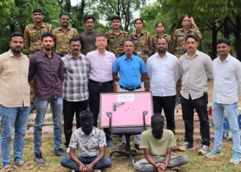 देशी बनावटीचे पिस्तूल व जिवंत काडतुसांसह दोन अट्टल गुन्हेगार जेरबंद